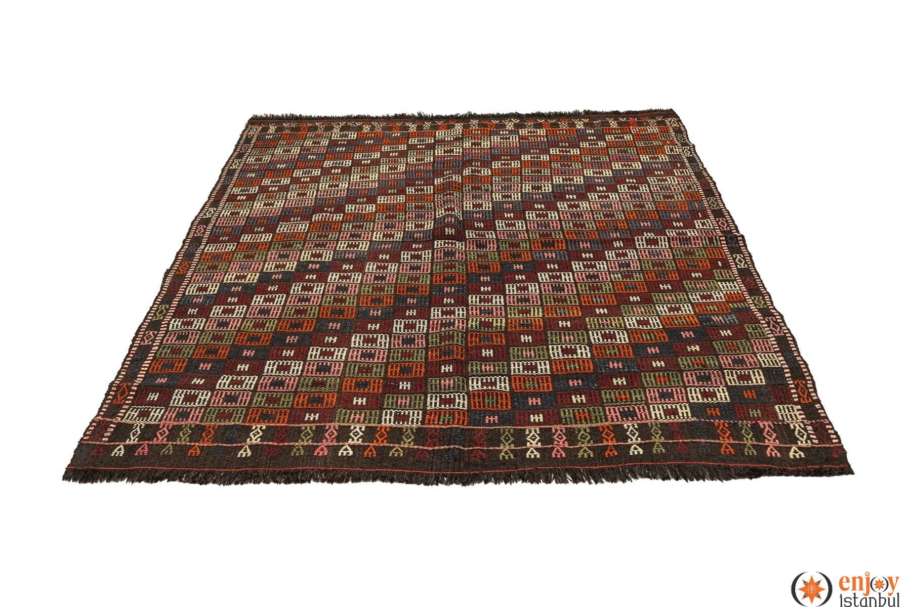 Konya Kilim Rug (4.9 x 6.0 ft) - 240032