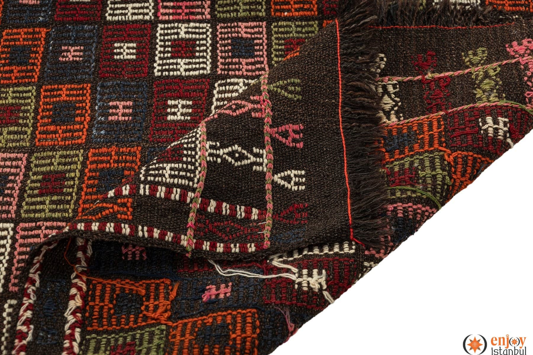 Konya Kilim Rug (4.9 x 6.0 ft) - 240032