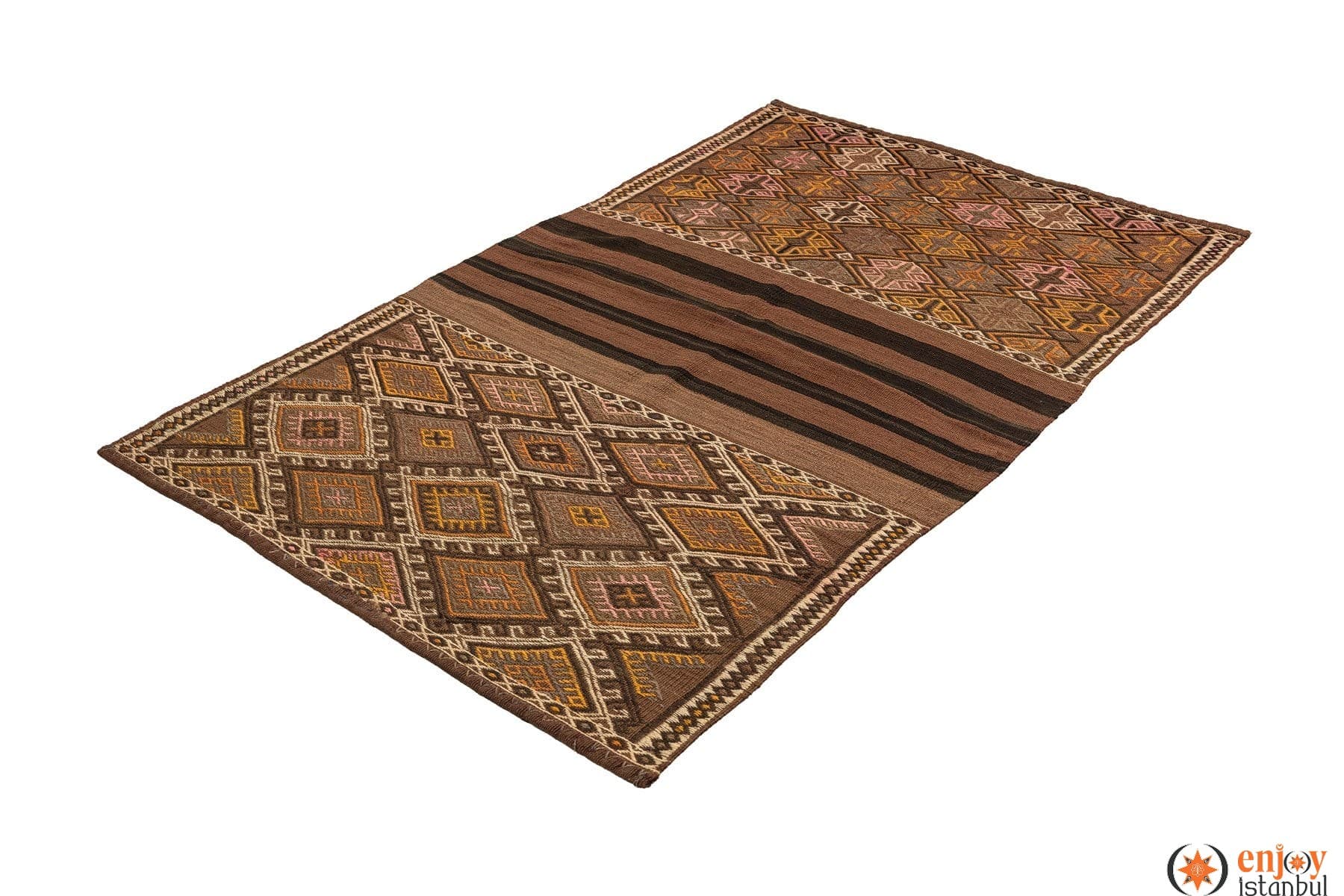 Bayburt Kilim Rug (3.6 x 5.5 ft) - 240091