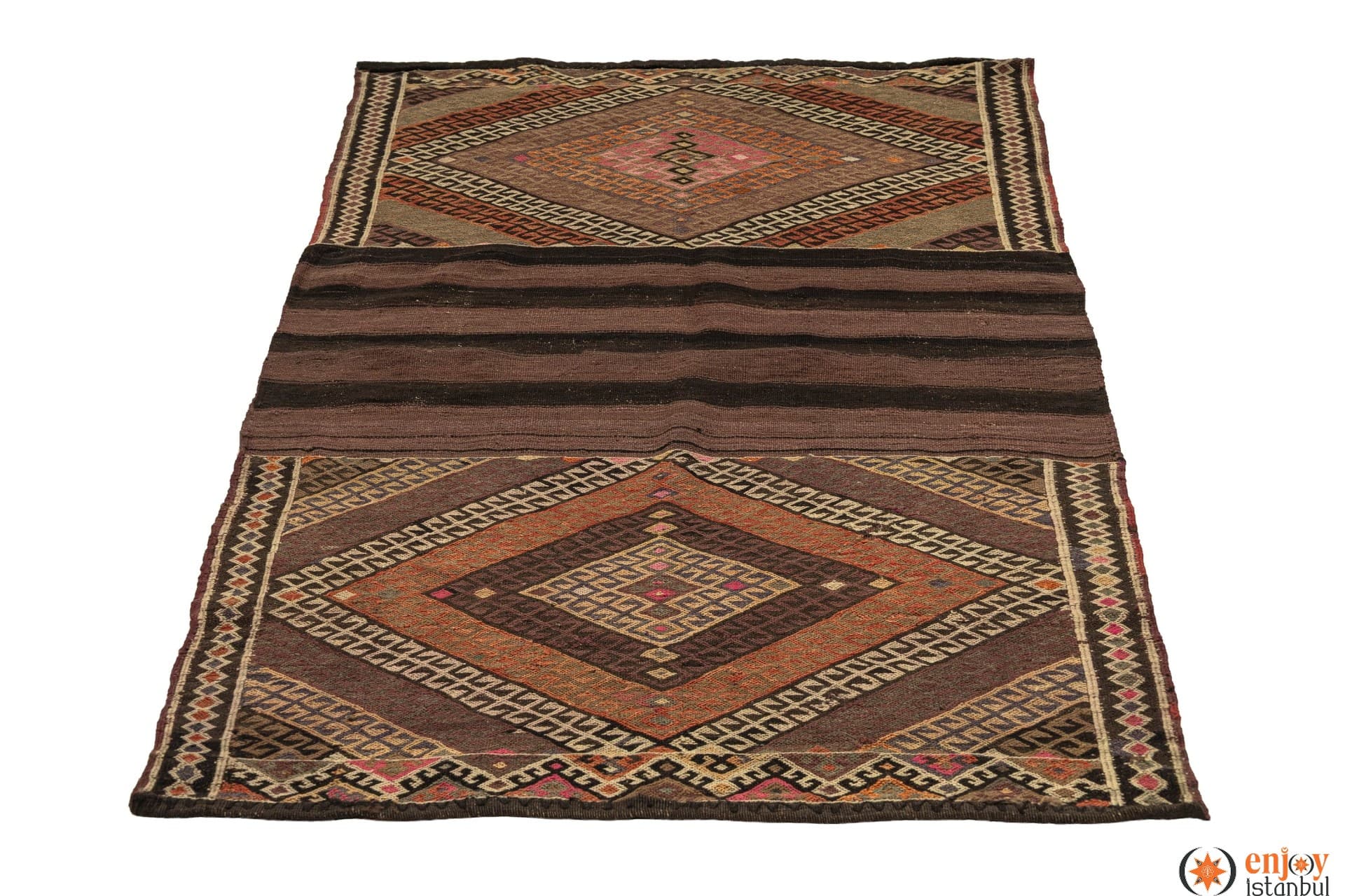 Bayburt Kilim Rug (3.2 x 5.2 ft) - 240257