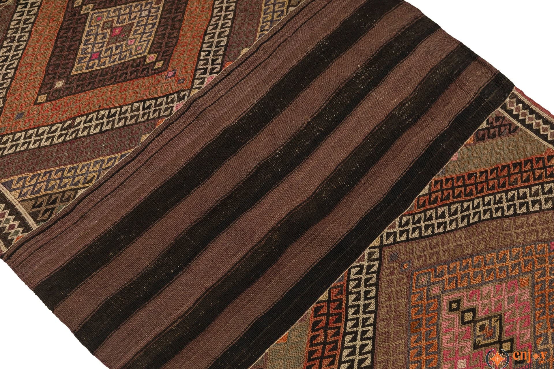 Bayburt Kilim Rug (3.2 x 5.2 ft) - 240257