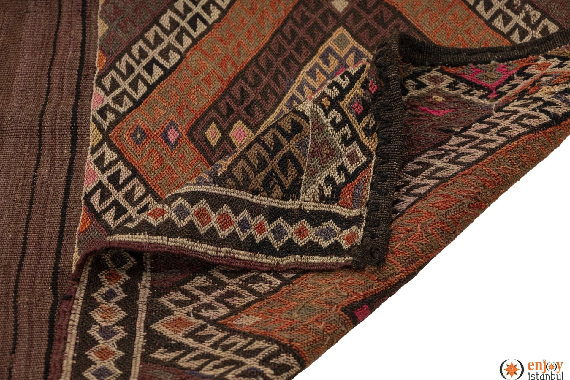 Bayburt Kilim Rug (3.2 x 5.2 ft) - 240257