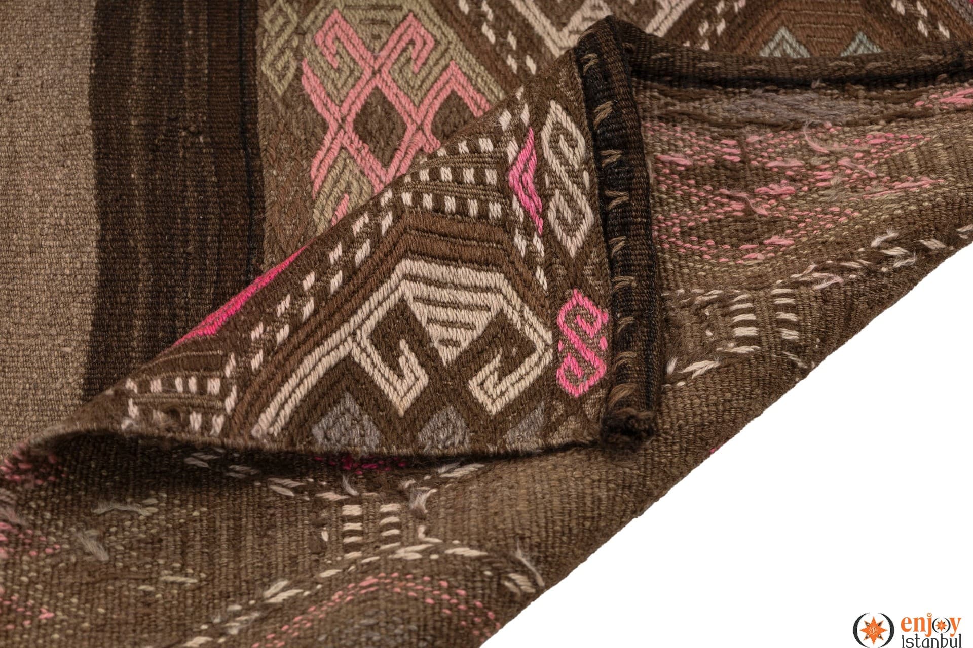 Bayburt Kilim Rug (3.7 x 5.6 ft) - 240444