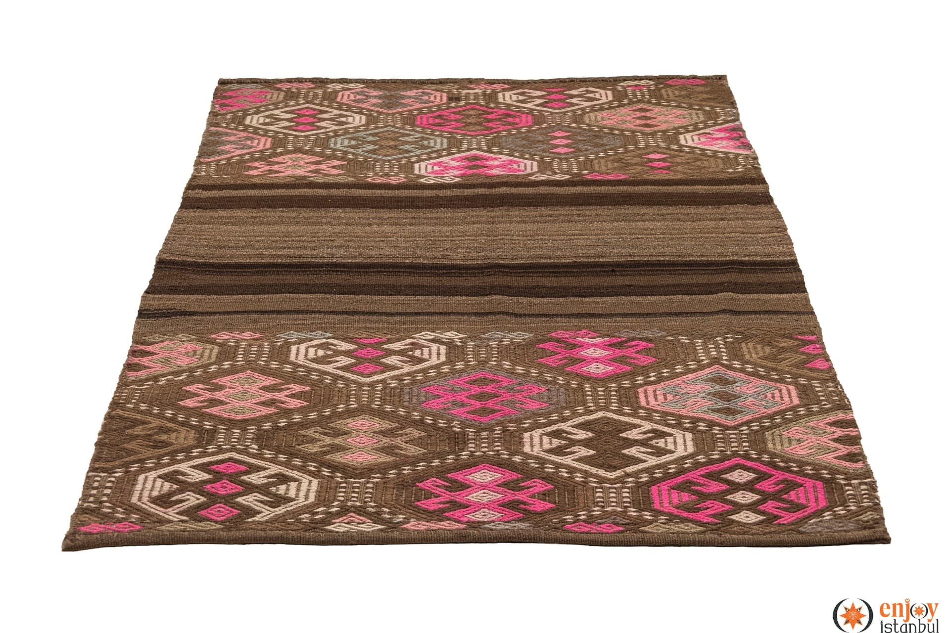 Bayburt Kilim Rug (3.7 x 5.7 ft) - 240446