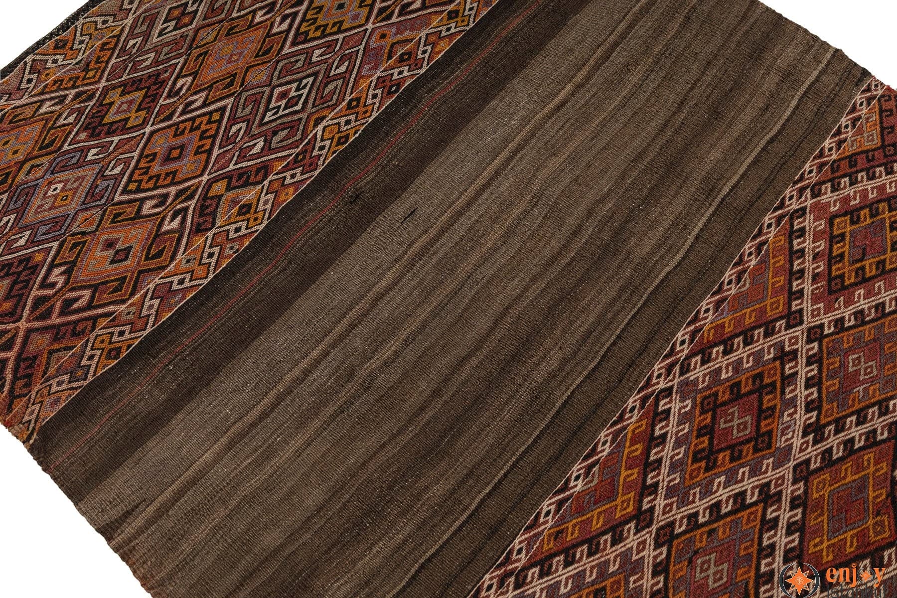 Bayburt Kilim Rug (3.7 x 4.6 ft) - 250707