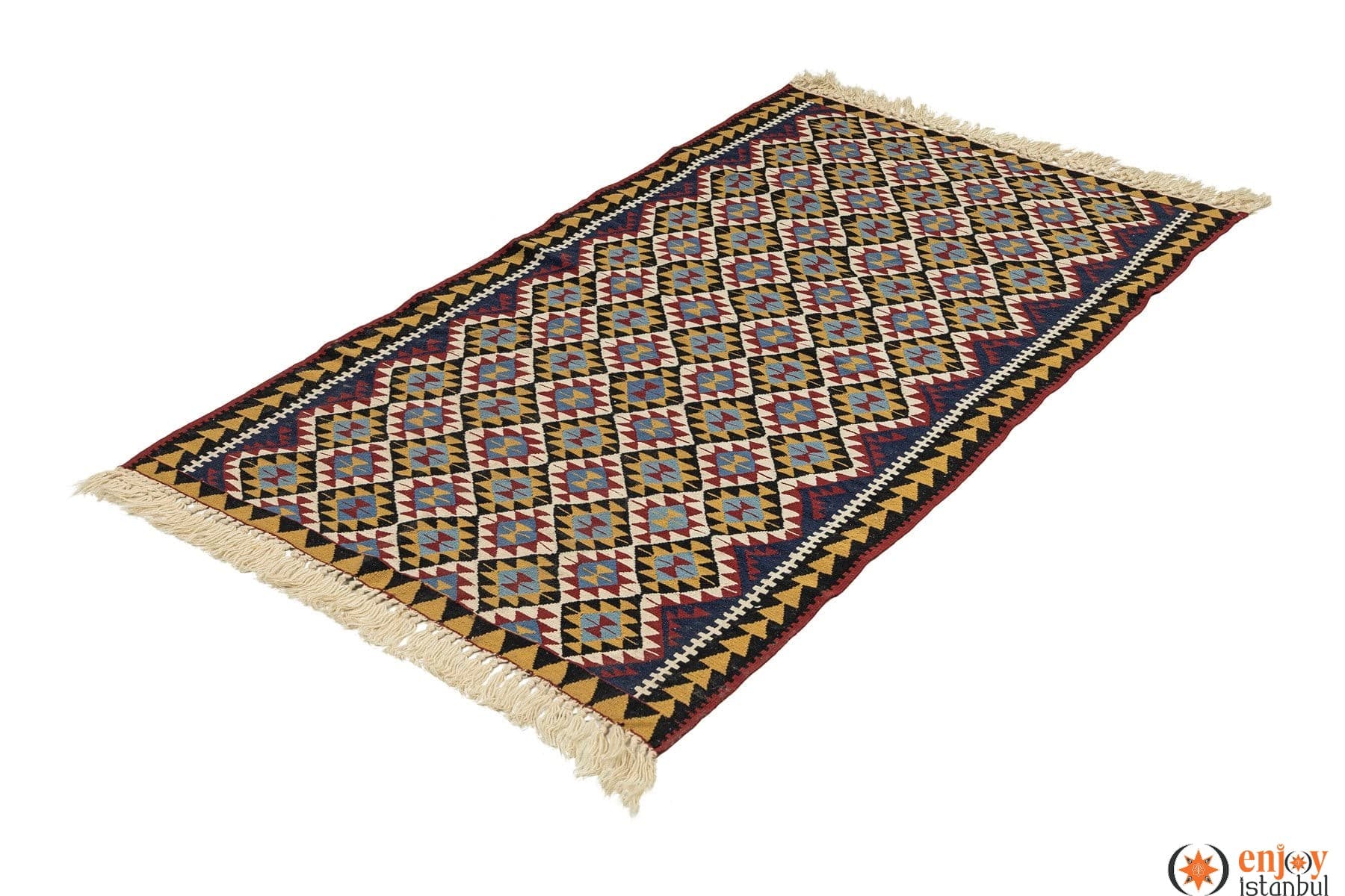 Van Kilim Rug (3.2 x 5.5 ft) - 250783