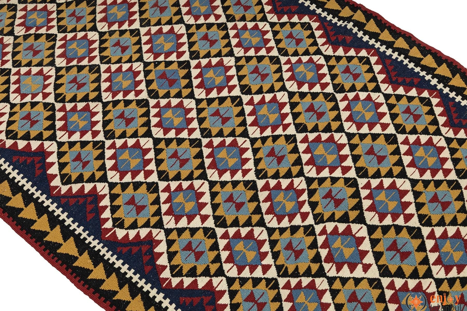 Van Kilim Rug (3.2 x 5.5 ft) - 250783