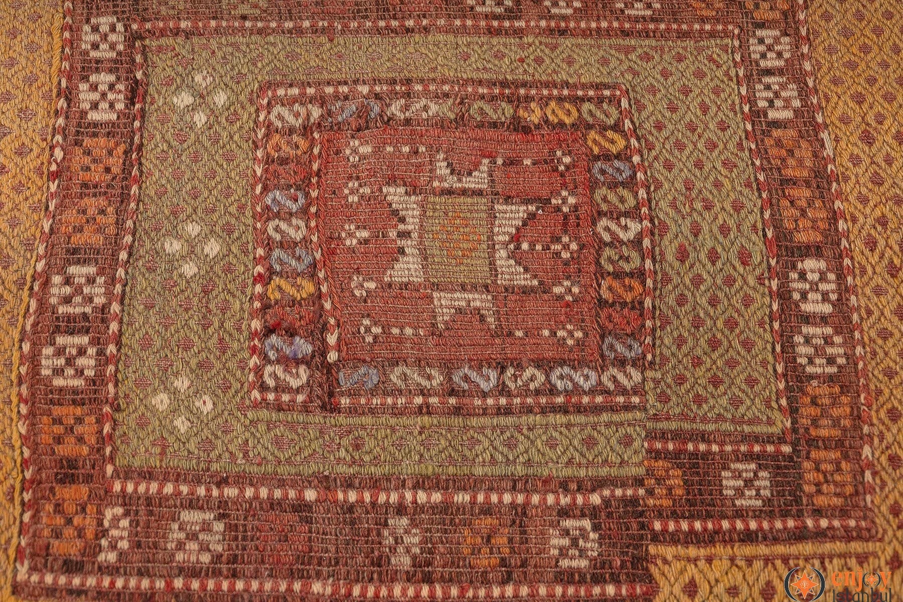 Fethiye Kilim Rug (5.3 x 10.2 ft) - 260079